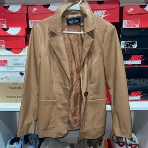 Cute faux leather jacket